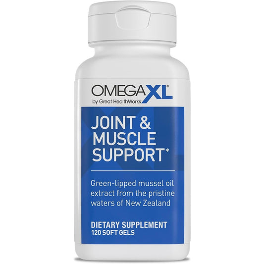 New Omega XL 120 Capsules Gluten Free Green Lipped Mussel  Omega 3