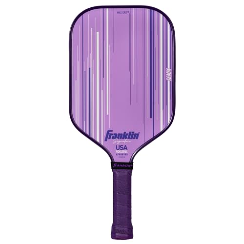 Franklin Sports Pro Pickleball Paddles - Signature Series Pro Pickleball Paddle with MaxGrit Surface - USA Pickleball (USAPA) Approved Tournament Pickleball Paddles - 13mm + 16mm Polypropylene Cores