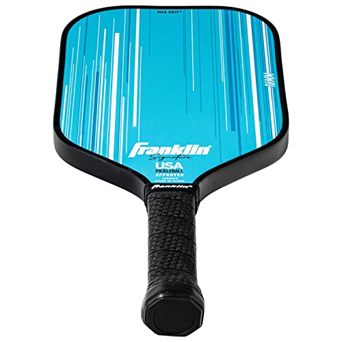 Franklin Sports Pro Pickleball Paddles - Signature Series Pro Pickleball Paddle with MaxGrit Surface - USA Pickleball (USAPA) Approved Tournament Pickleball Paddles - 13mm + 16mm Polypropylene Cores