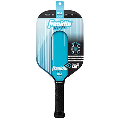 Franklin Sports Pro Pickleball Paddles - Signature Series Pro Pickleball Paddle with MaxGrit Surface - USA Pickleball (USAPA) Approved Tournament Pickleball Paddles - 13mm + 16mm Polypropylene Cores