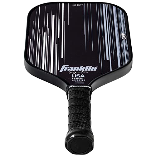 Franklin Sports Pro Pickleball Paddles - Signature Series Pro Pickleball Paddle with MaxGrit Surface - USA Pickleball (USAPA) Approved Tournament Pickleball Paddles - 13mm + 16mm Polypropylene Cores