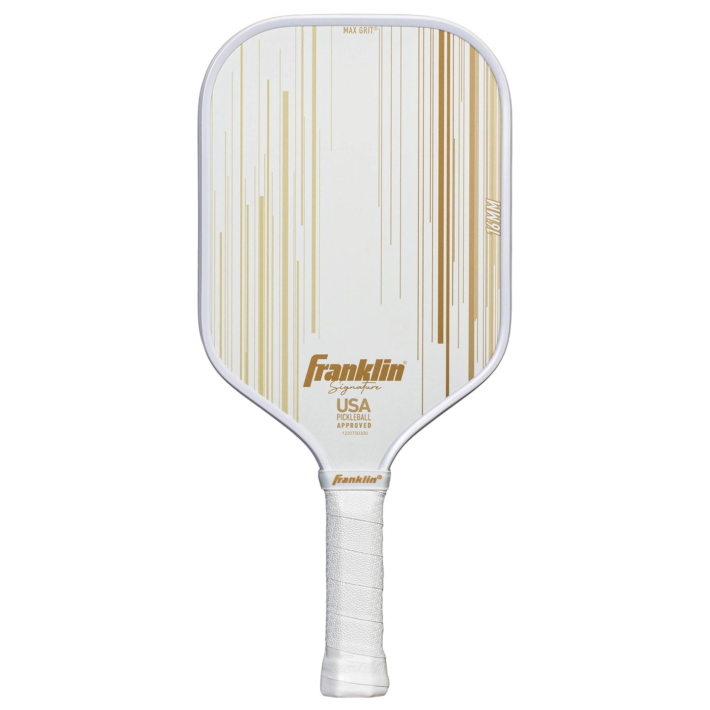 Franklin Sports Pro Pickleball Paddles - Signature Series Pro Pickleball Paddle with MaxGrit Surface - USA Pickleball (USAPA) Approved Tournament Pickleball Paddles - 13mm + 16mm Polypropylene Cores