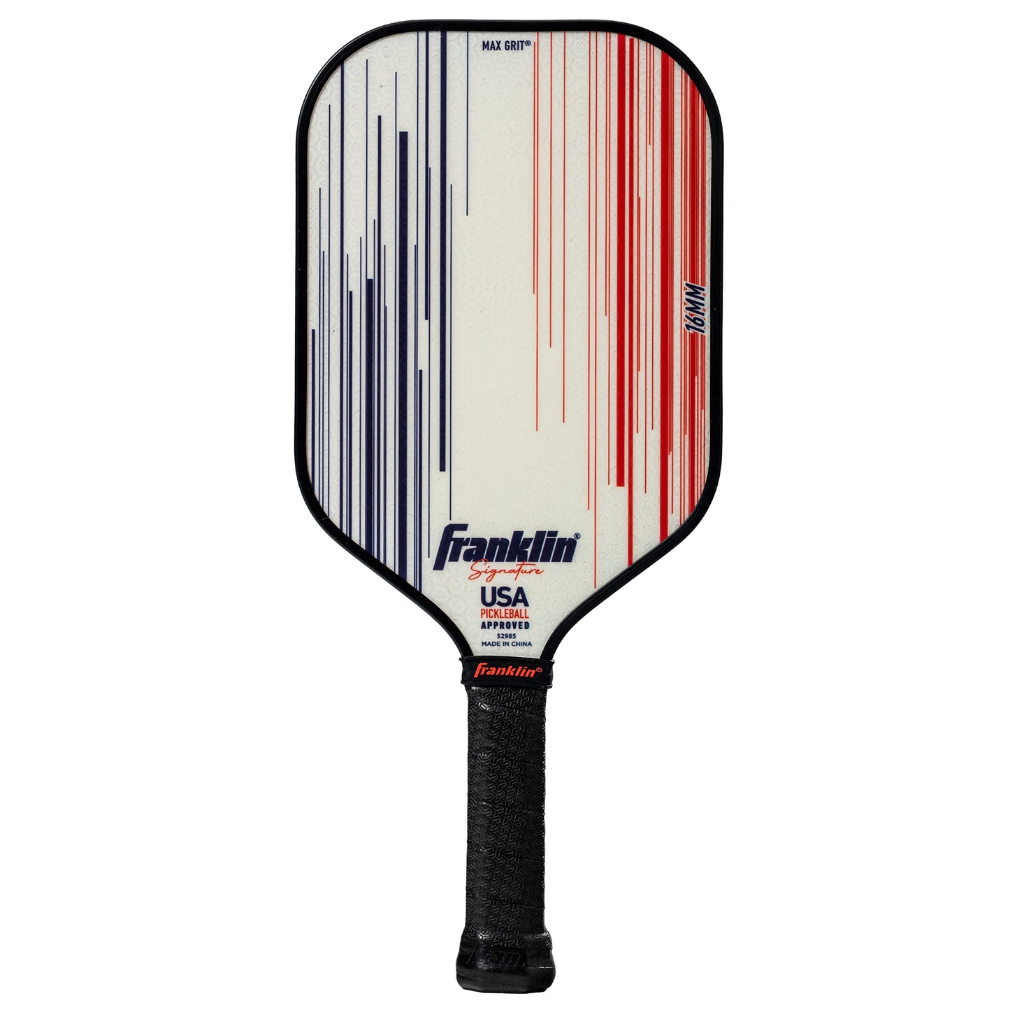 Franklin Sports Pro Pickleball Paddles - Signature Series Pro Pickleball Paddle with MaxGrit Surface - USA Pickleball (USAPA) Approved Tournament Pickleball Paddles - 13mm + 16mm Polypropylene Cores