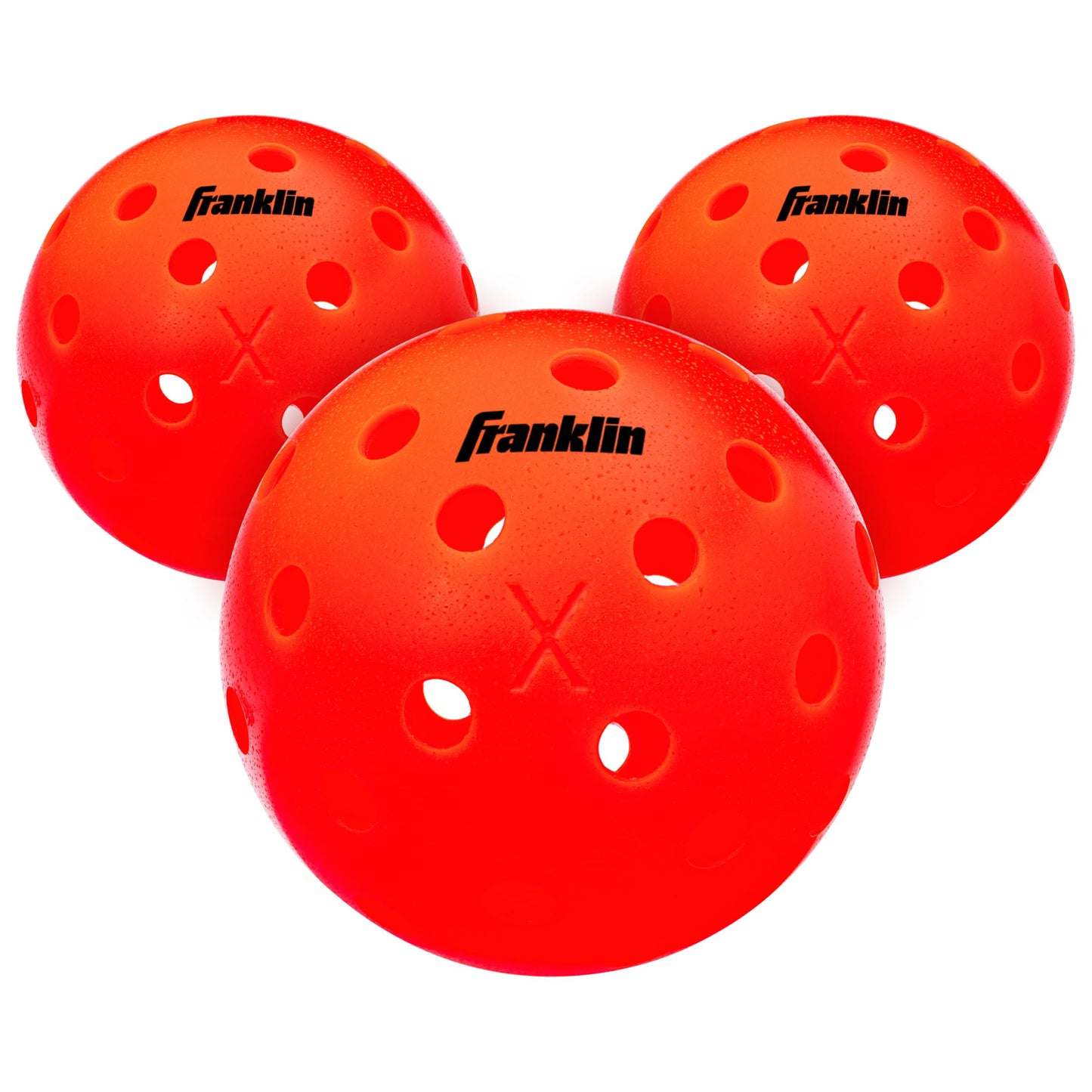 Franklin Sports Outdoor Pickleballs - X-40 Pickleball Balls - USA Pickleball (USAPA) Approved - Official US Open Ball